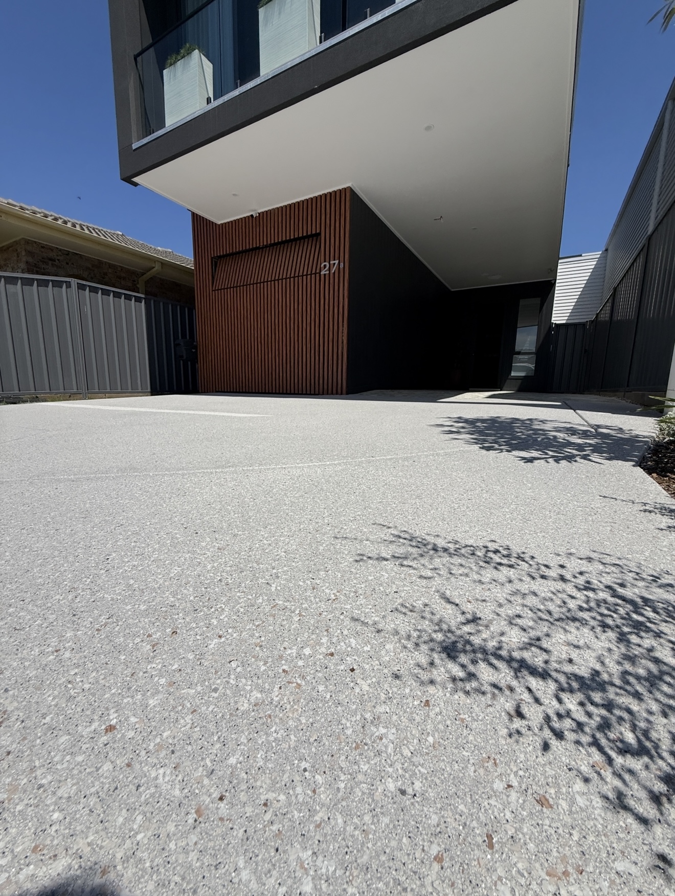 Speckled Finish Driveway