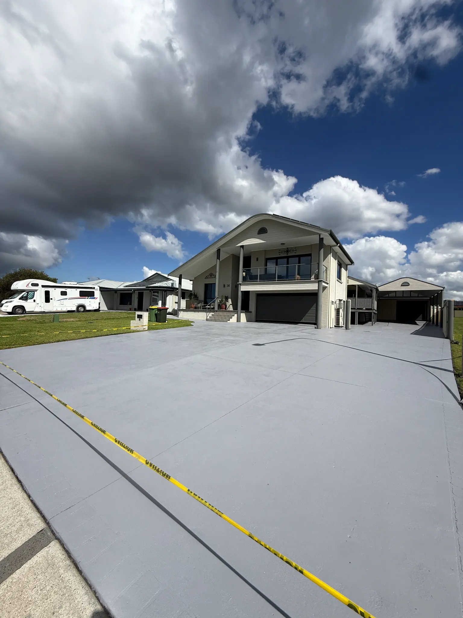 Large Driveway Colour Seal